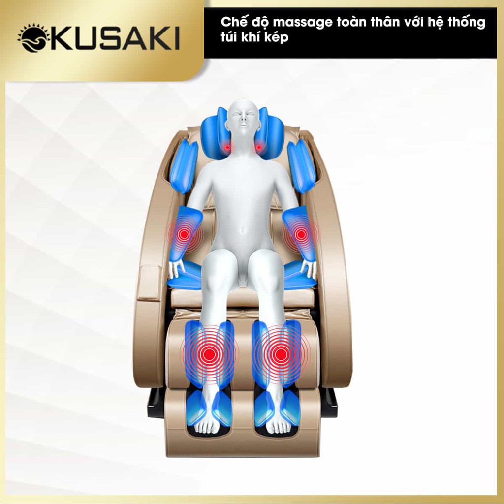 Ghế Massage Toàn Thân 3D Cao Cấp Thời Thượng Okusaki AM-668