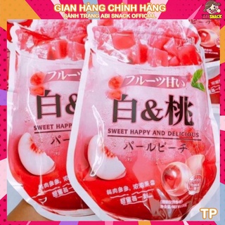 Sẵn hàng kẹo trà sữa trân châu vị đào