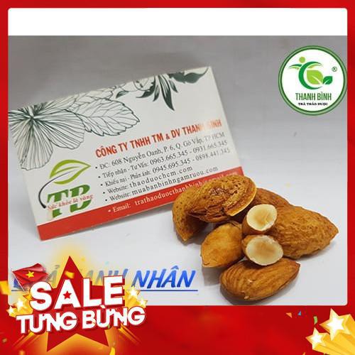 Hạnh Nhân Rang Bơ Nguyên Vỏ 100g - Hàng Loại 1 - Đông Y Thanh Bình