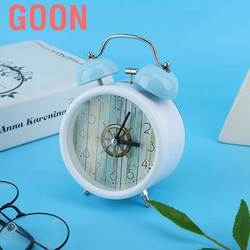 GOON Đồng Hồ Báo Thức Hai Chuông Thời Trang Cho Phòng Ngủ