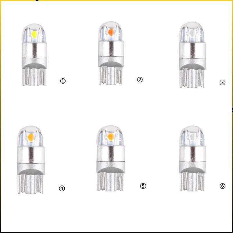 Bóng LED T10 đèn xi nhan, đèn demi, soi biển số 2 chip smd 3030 công suất cao siêu sáng - PKTT