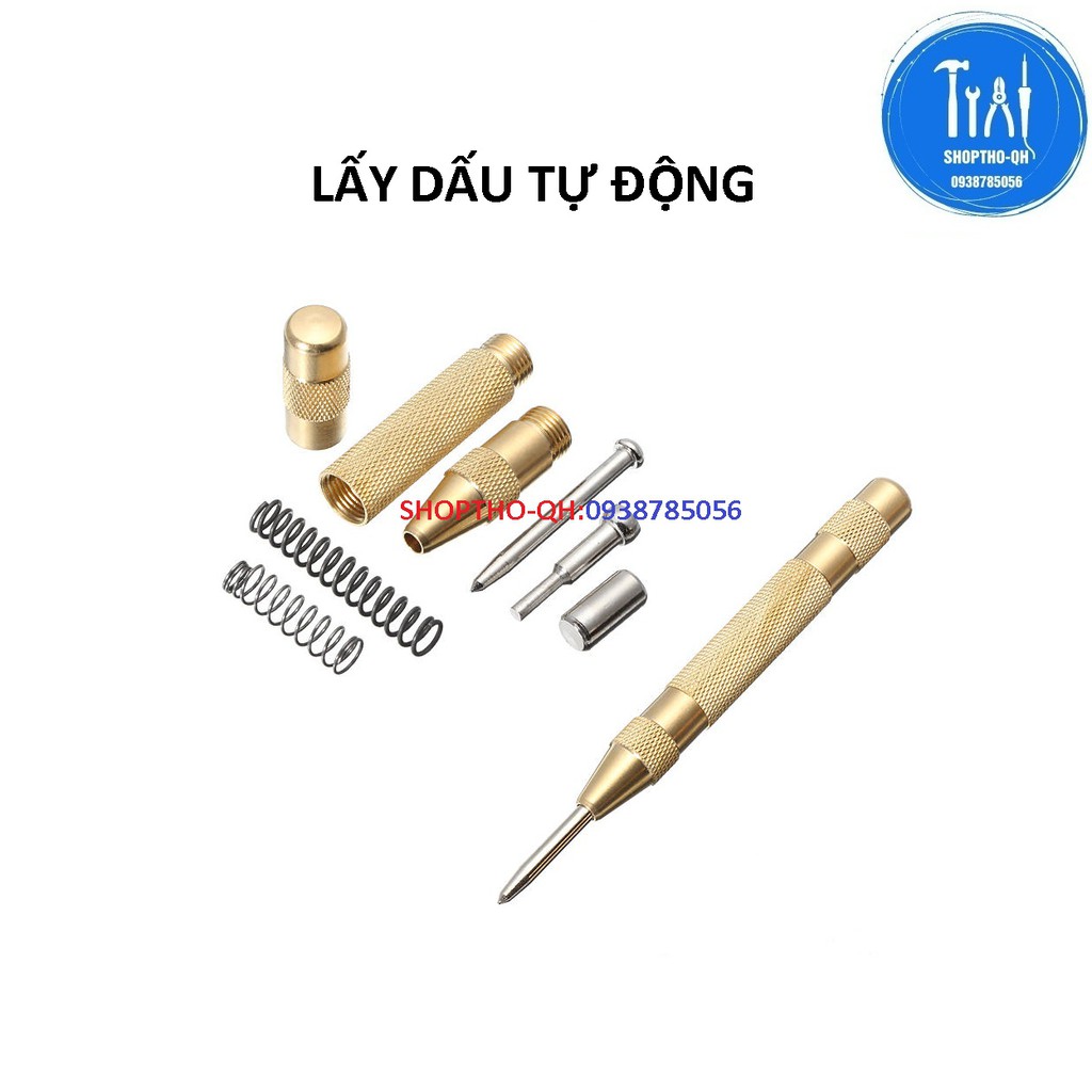 Dụng cụ lấy dấu định vị lỗ khoan tự động (đầu đỏ)