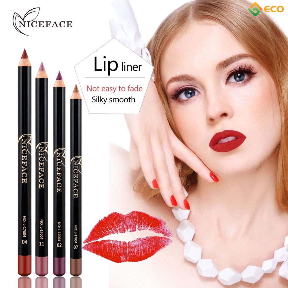 hì kẻ viền môi kháng nước lâu trôi thương hiệu NICEFACE với 12 màu tùy chọn | BigBuy360 - bigbuy360.vn