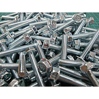 Set 10 con bulon long đền m6 x 40mm răng thuận