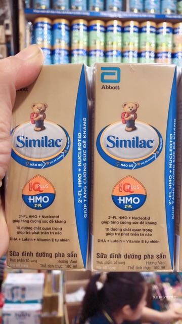 Sữa Dinh Dưỡng Pha Sẵn Similac Plus HMO (1 lốc x 4 hộp)