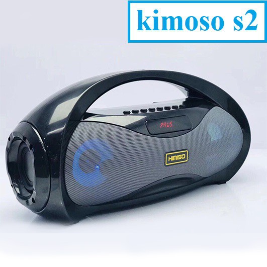 Loa Bluetooth Karaoke KIMISO S2 Xách Tay - Loa Bluetooth Mini Di Động Âm Bass Cực Hay Đèn Led Sống Động