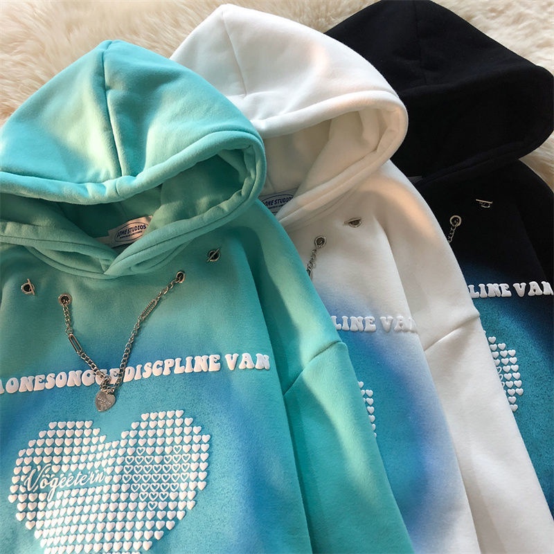 Áo khoác hoodie tay dài oversize phong cách Hàn Quốc mới 2021
 | BigBuy360 - bigbuy360.vn