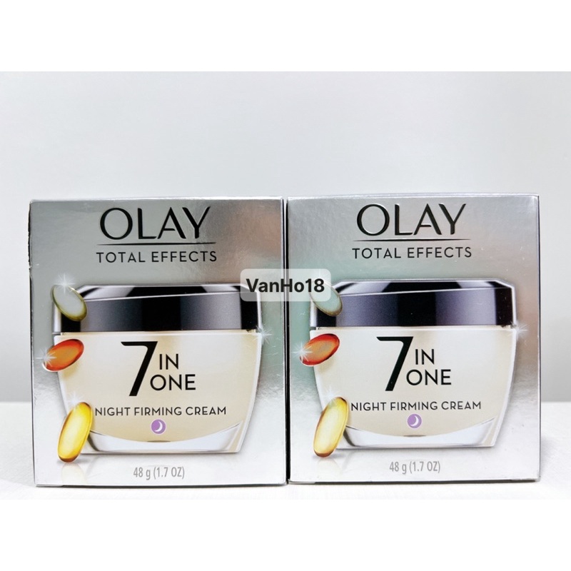 USA_Kem dưỡng đêm chống lão hoá Olay Total Effects 7in1 Night Firming Cream 48g