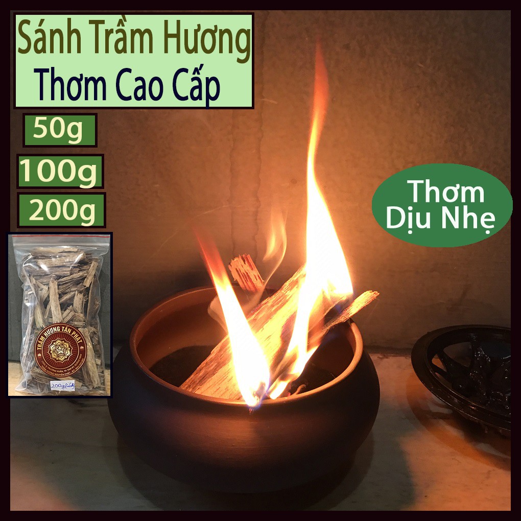 Trầm Hương Xông Nhà - Cửa Tiệm - Loại Sánh Thơm (100g, 200g, 400g )