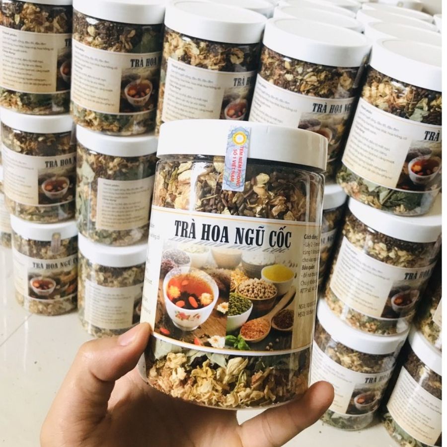 Trà Hoa Ngũ Cốc Thanh Lọc Cơ Thể, trà giảm cân giải nhiệt mát gan, dễ ngủ, giảm mỡ bụng - TNC