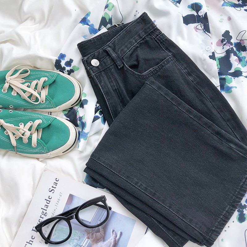  Quần Denim Lưng Cao Thiết Kế Đơn Giản Xinh Xắn 38762 | BigBuy360 - bigbuy360.vn
