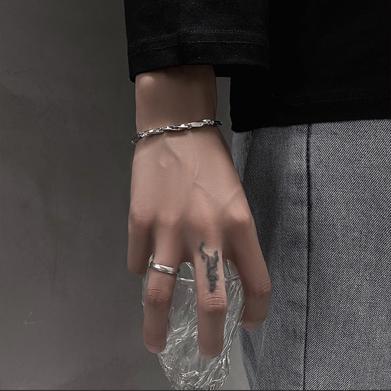 Vòng tay MAYEBE LAVEND unisex bằng thép titan