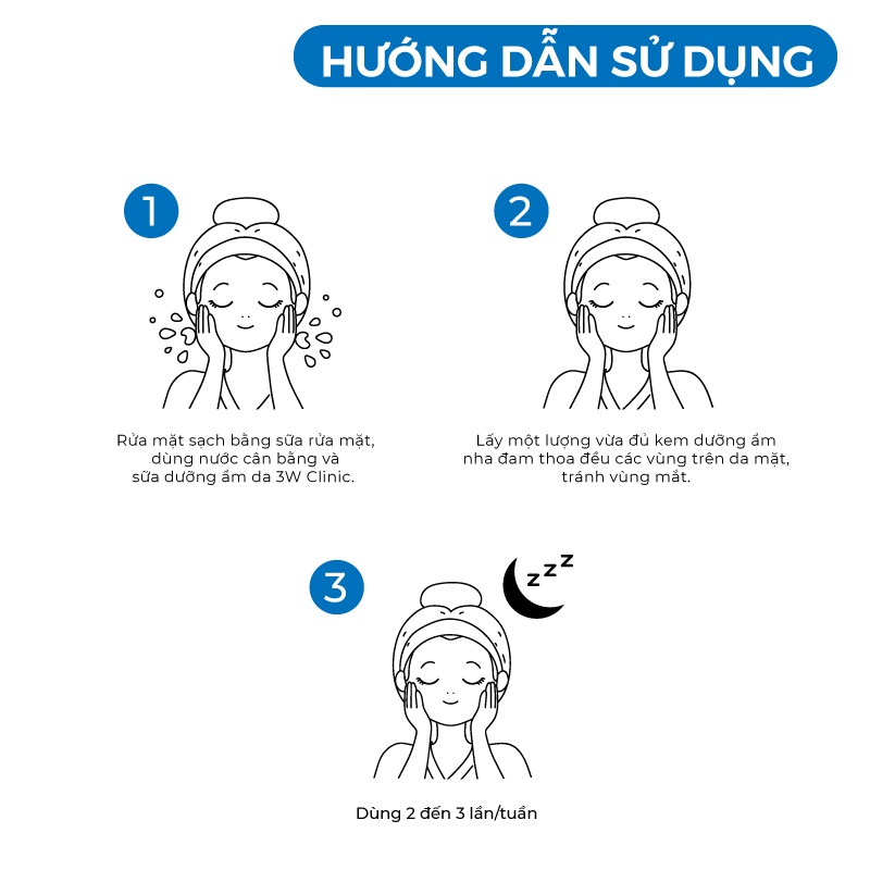 Kem dưỡng ẩm - Kem lô hội dưỡng da chiết xuất từ Lô Hội 3W Clinic Hàn Quốc 50ml