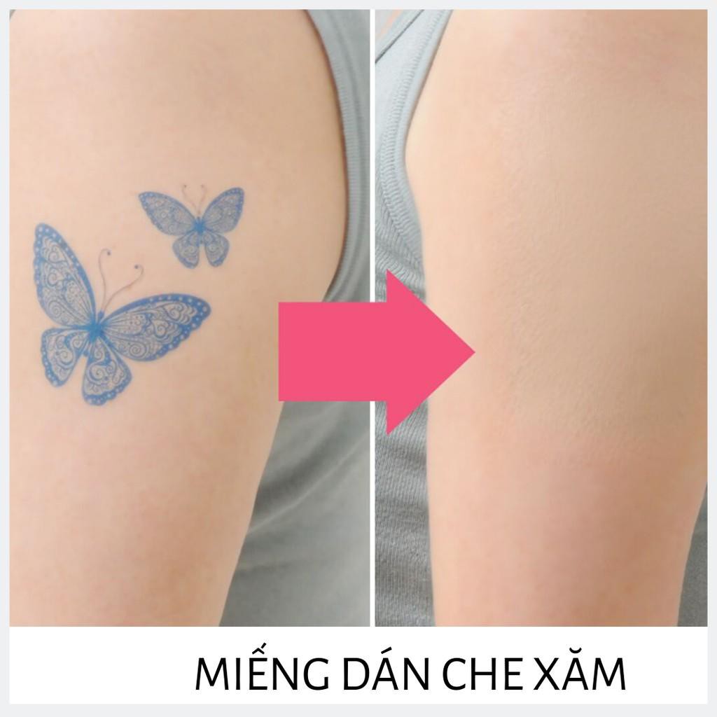 [ Nhanh Gọn ] Miếng Dán Che Hình Xăm, Sẹo Nhật Bản - Sakura Kích Thước 8cmx10cm