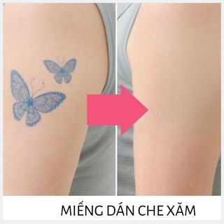 [ Nhanh Gọn ] Miếng Dán Che Hình Xăm, Sẹo Nhật Bản - Sakura Kích Thước 8cmx10cm