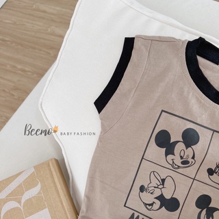Bộ cotton mickey mouse bé trai Beemo