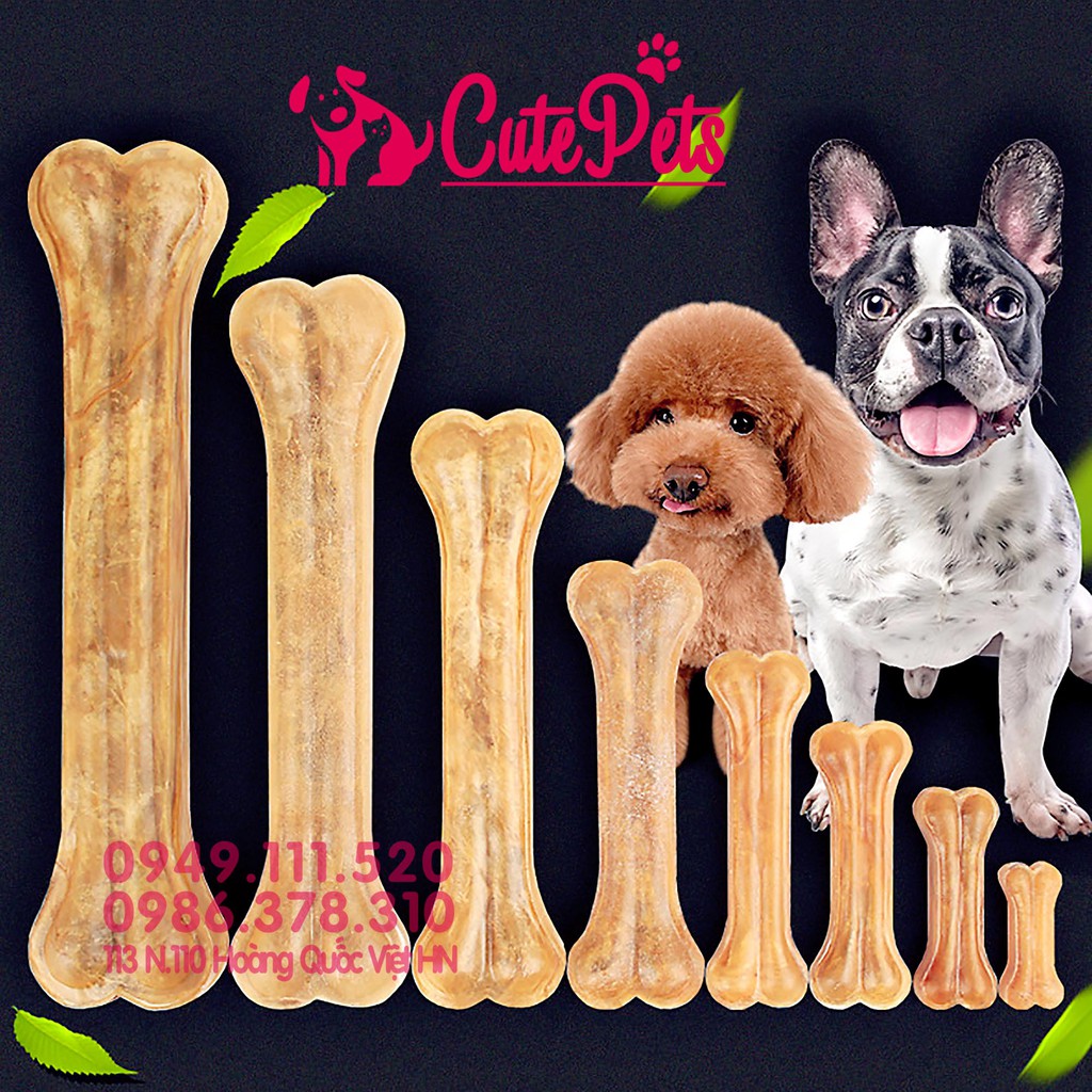 Xương da bò cỡ đại dành cho chó trưởng thành - CutePets