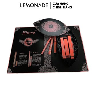 Combo trọn bộ Lemonade SuperNatural gồm 01 son kem 5g và 01 Mascara 7.5g 01 Eyeliner 1g