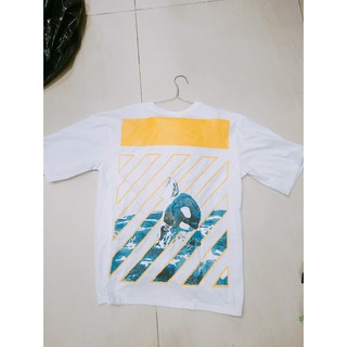 [ ẢNH THẬT 100% ] ÁO THUN OFF WHITE YELLOW & BLUE