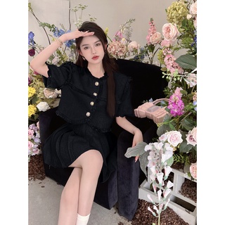 (ORDER) Set trang phục tweed tiểu thư cao cấp