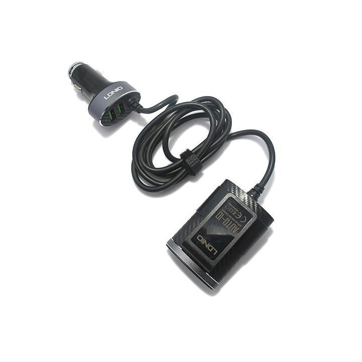 Sạc điện thoại gắn ôtô LDNIO C502- 5.1A- 4 USB