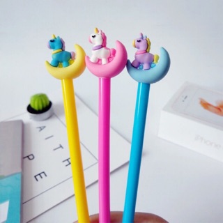 Bút gel unicorn cưỡi trăng