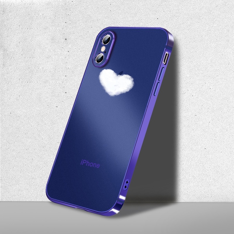 Ốp điện thoại silicone TPU mềm mạ cho Iphone X Xs Max Xr 8 7 Plus 6s Plus Se 2020