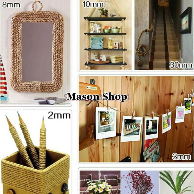 100m DÂY THỪNG GAI/DÂY BỐ GÚT trang trí ảnh/buộc hộp quà,hoa,bánh,chai/decor/handmade/DIY giá rẻ loại tốt