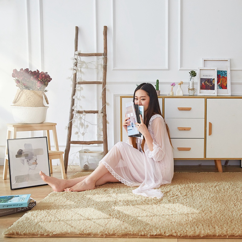Thảm lông cỡ lớn trải sàn cho phòng ngủ/ phòng khách