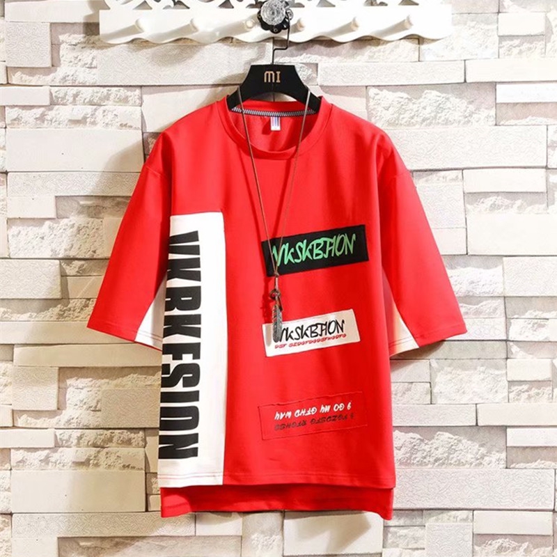 Men's Dynamic Style Short Sleeve T-shirt And Loose Pants Set | BigBuy360 - bigbuy360.vn