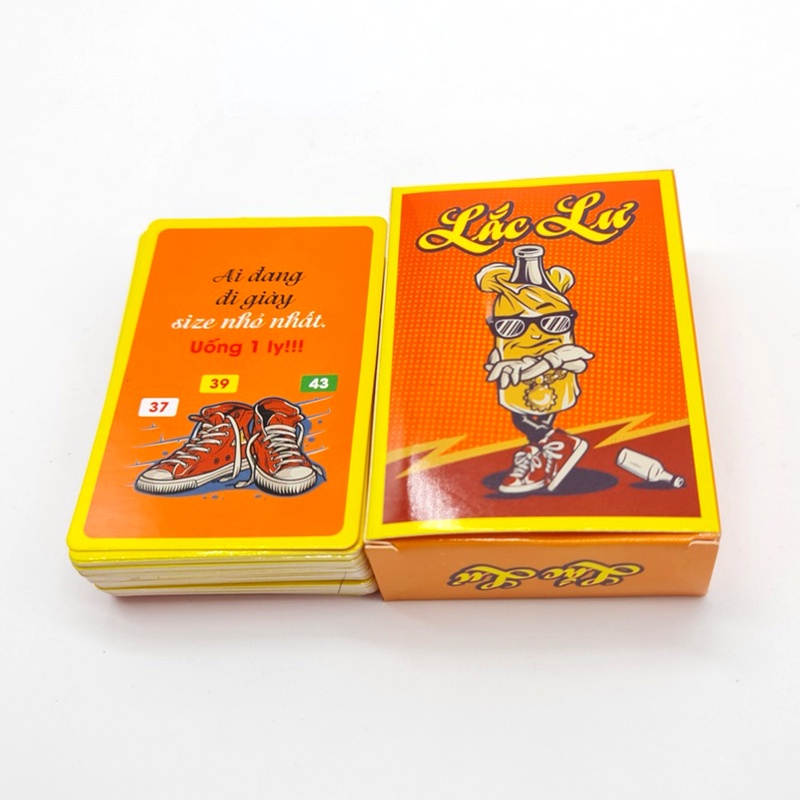 Bộ bài Drinking card XÕA và LẮC LƯ Cho Bữa Tiệc ăn nhậu