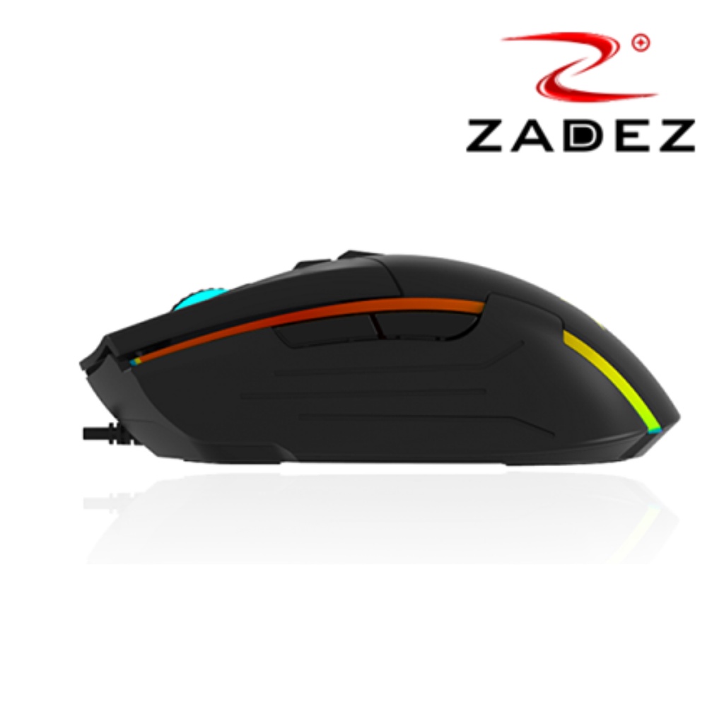 Chuột Gaming ZADEZ G152M 6400DPI, 4 Mức DPI, 7 Phím Chức Năng, Đèn LED RGB - Hàng Chính Hãng