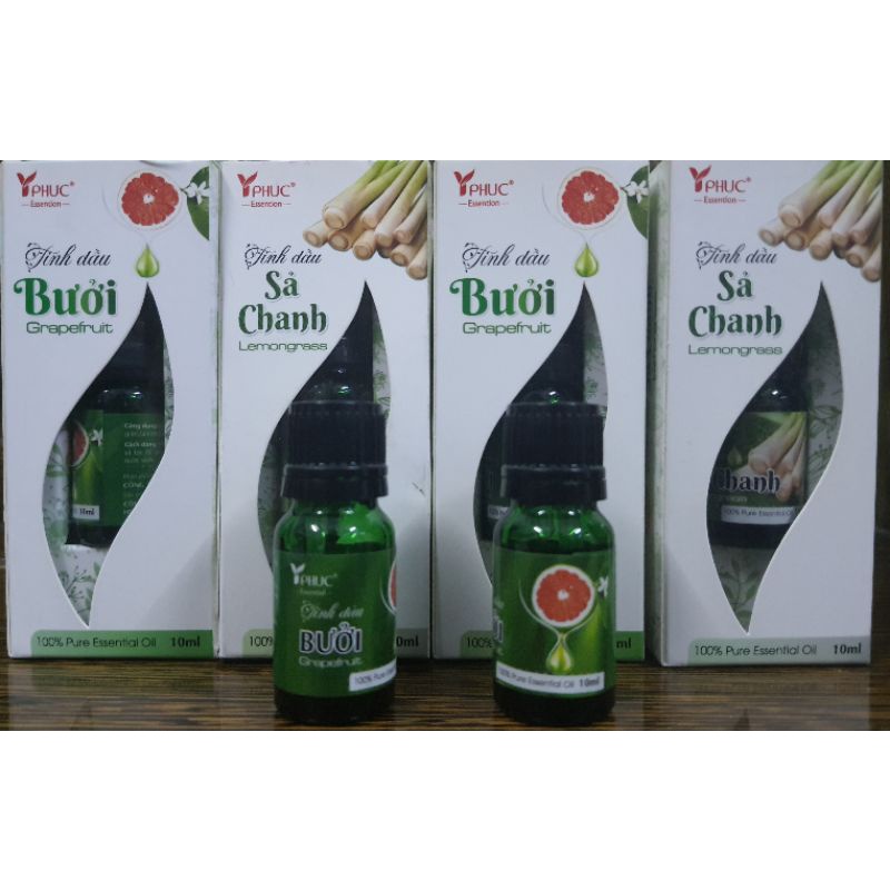 Tinh dầu đuổi muỗi BƯỞI - XẢ CHANH thể tích 10ml