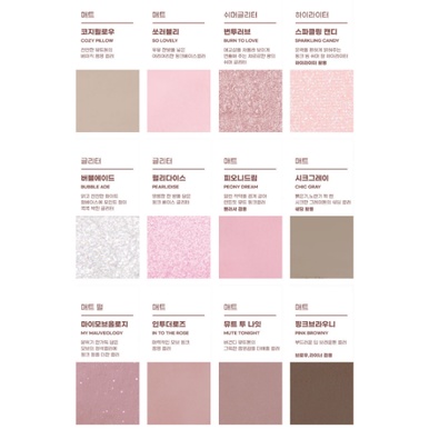 Bảng Phấn Mắt PERIPERA All Mood Technique Trang Điểm Chuyên Nghiệp