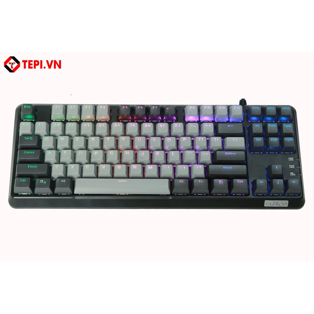 Bàn phím cơ  Fuhlen M87S RGB- Keycap PBT ( BH 24 tháng)