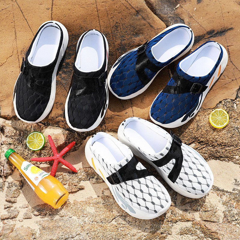 Dép Sandal Phối Lưới Thoáng Khí Thời Trang Mùa Hè Cho Nam