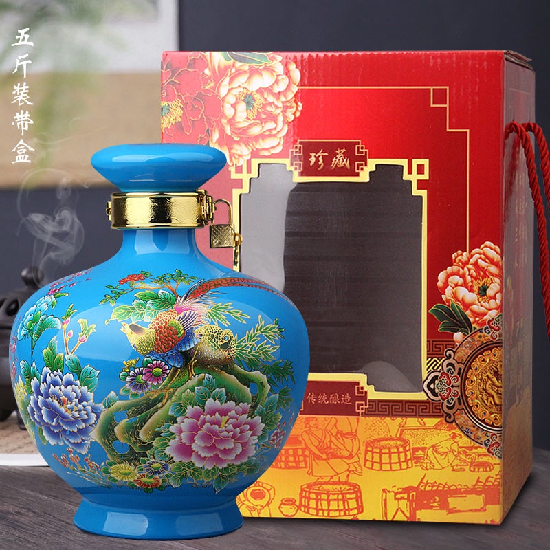 Bình Gốm Long , Phượng đựng rượu  Bình Trưng bày kiểu dáng Sang Trọng