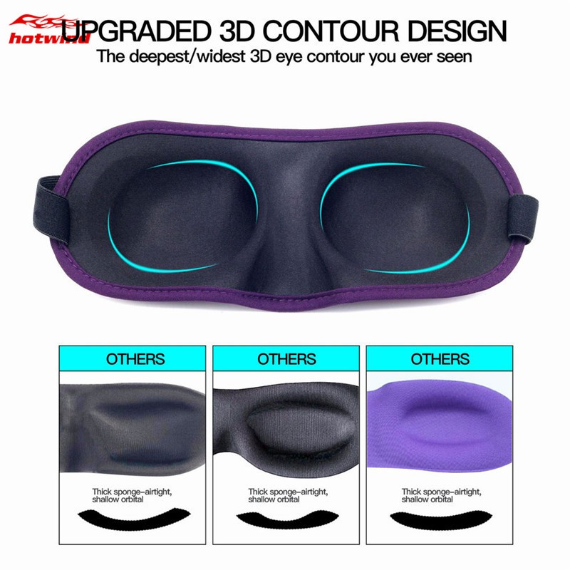 Bịt mắt ngủ 3D mềm cho giấc ngủ ngon thư giãn
