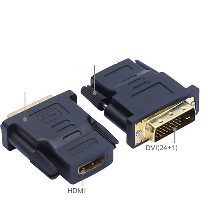 Cáp chuyển đổi đầu DVI sang HDMI dùng cho máy tính pc laptop máy chiếu youngcityshop 30.000