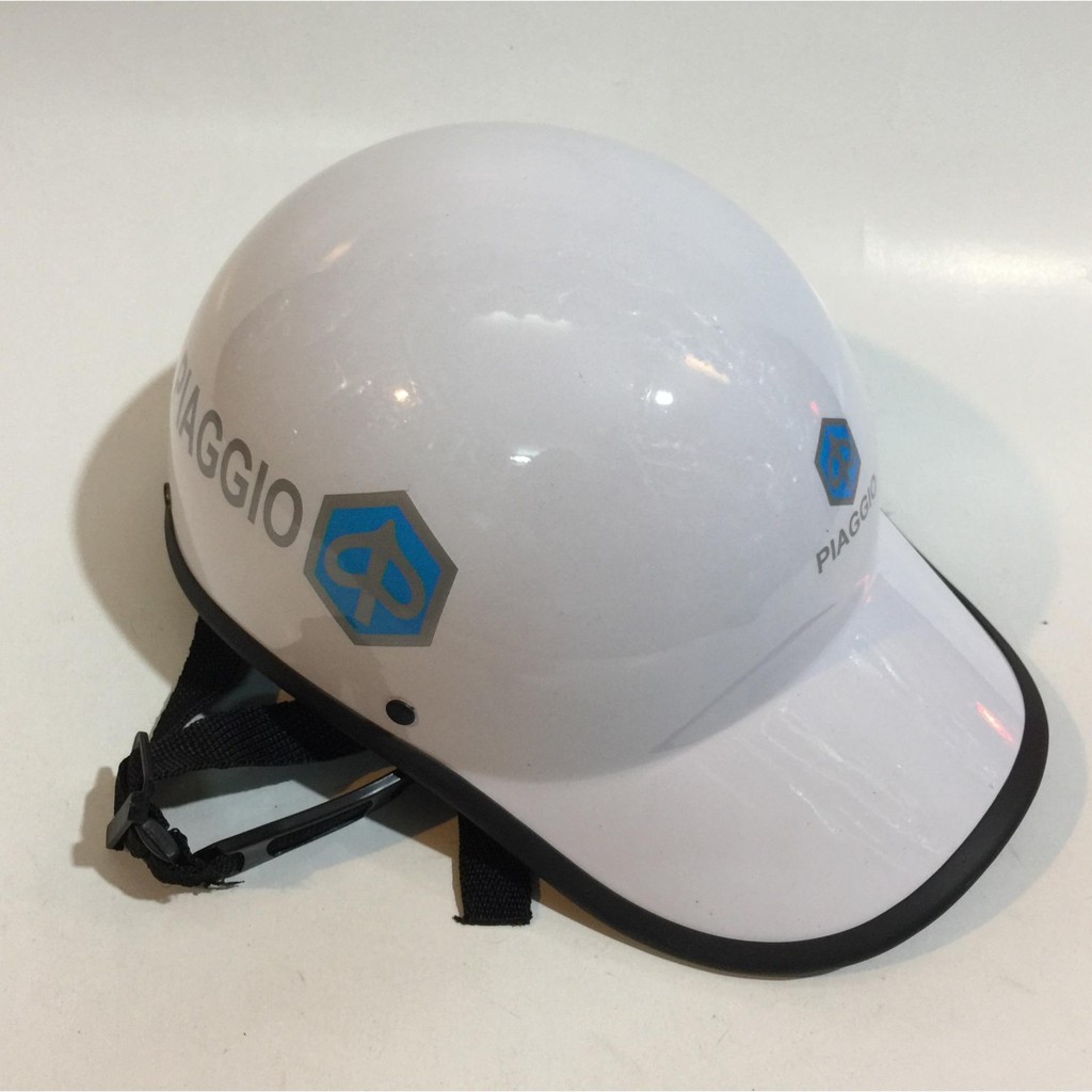 MŨ BẢO HIỂM KIỂU NÓN KẾT PIAGGIO SIÊU NHẸ-HÌNH THẬT