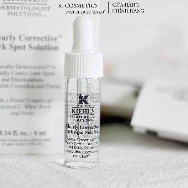 Tinh chất trắng da, thâm nám Kiehl’s Clearly Corrective Dark Spot Solution 4ml/ Serum Kiehls