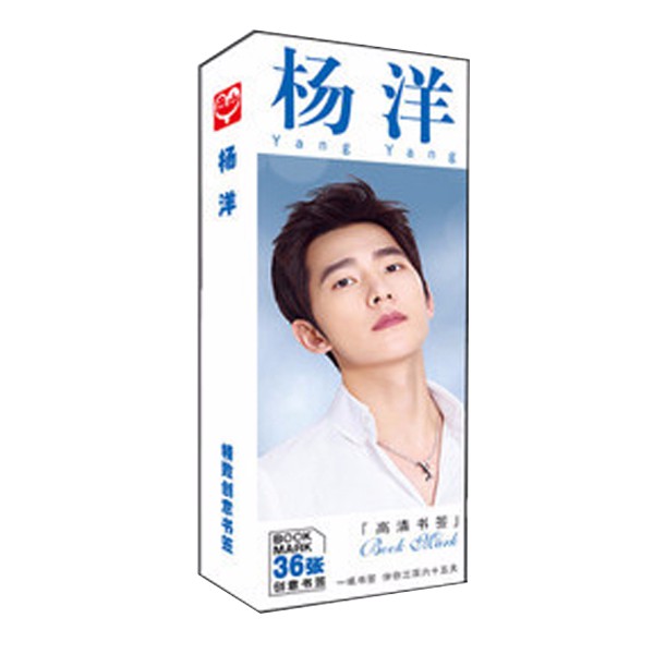 Bookmark dương dương 36 tấm hộp ảnh tập ảnh đánh dấu trang in hình thần tượng nhóm nhạc idol