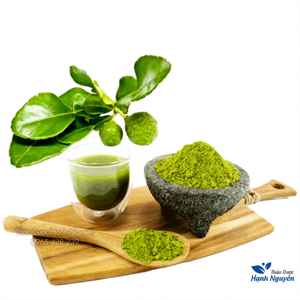 Bột lá chanh sấy lạnh nguyên chất 100g (Gia vị nấu ăn) - Thảo Dược Hạnh Nguyên