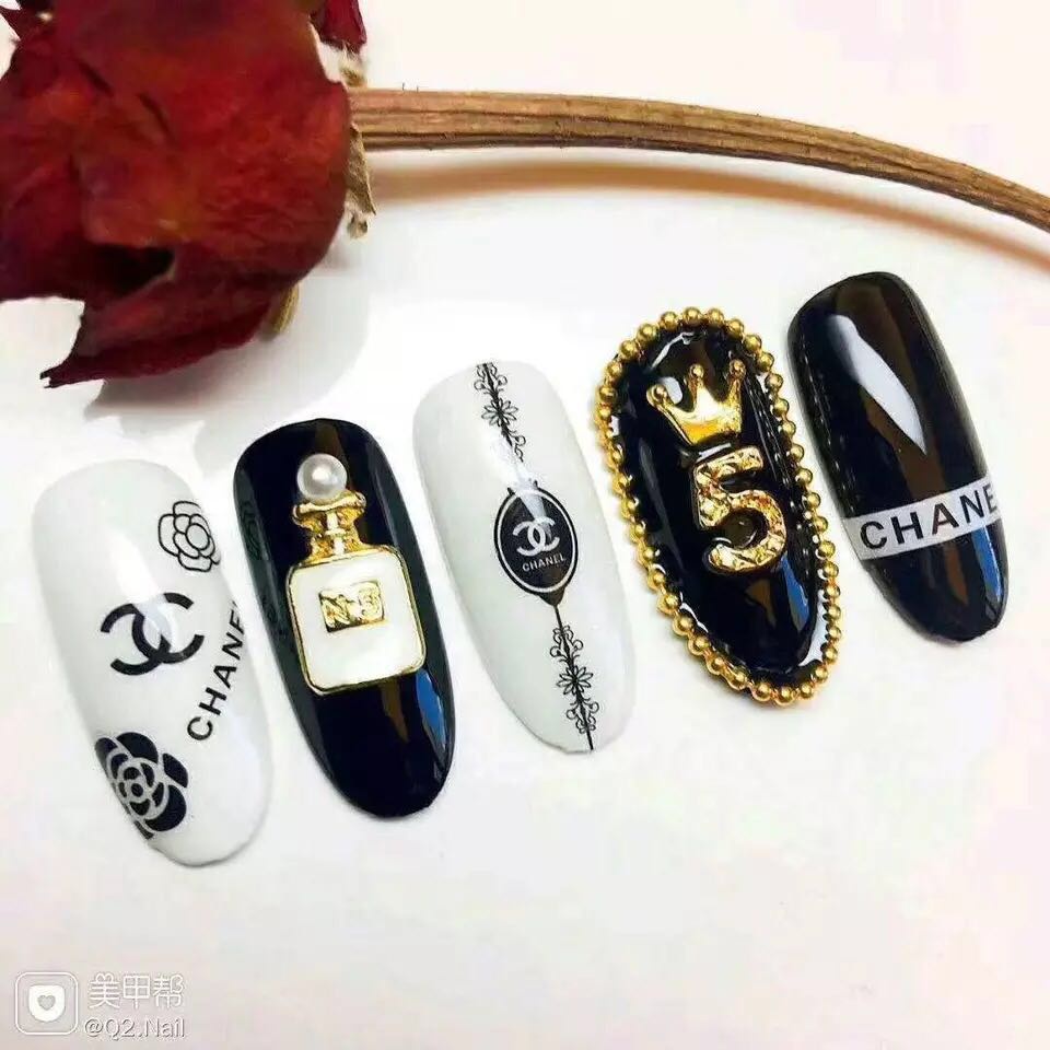 Nail Sticker Logo- Thương Hiệu -Dán Trang Trí Nhiều Mẫu Sticker Đẹp