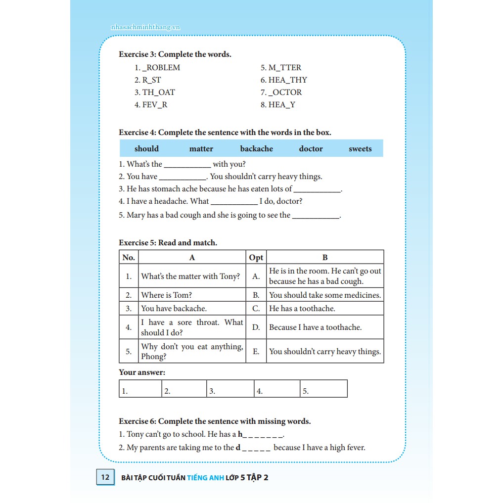 Sách - Bài tập cuối tuần tiếng Anh lớp 5 tập 2 - Có đáp án