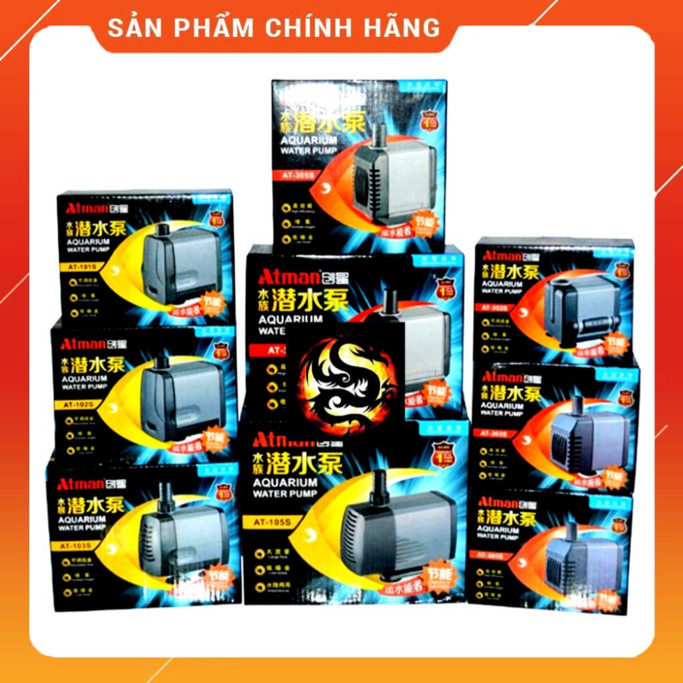 Máy Bơm Nước Atman AT-102s , AT-103s , AT-104s , AT-105s Chuyên Dụng Cho Hồ Cá Cảnh ( Chính Hãng)