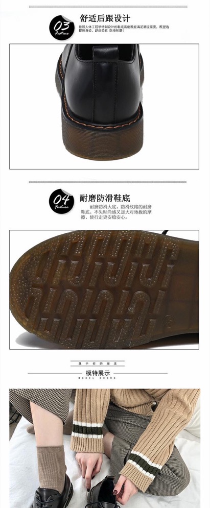 (Order) Giày da mũi tròn phong cách rentro | BigBuy360 - bigbuy360.vn