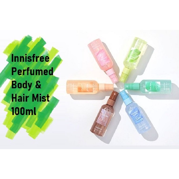 Xịt Thơm Toàn Thân Và Tóc innisfree Perfumed Body & Hair Mist 100ml