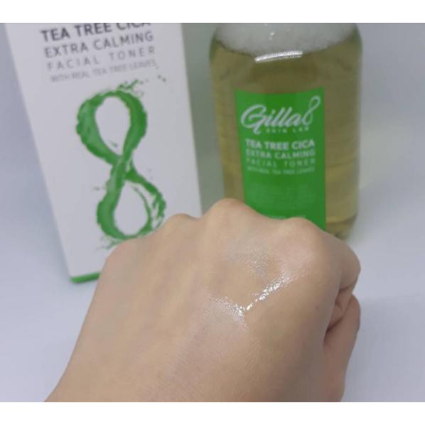 Nước Hoa Hồng Gilla8 Tea Tree Cica Extral Calming Facial Toner