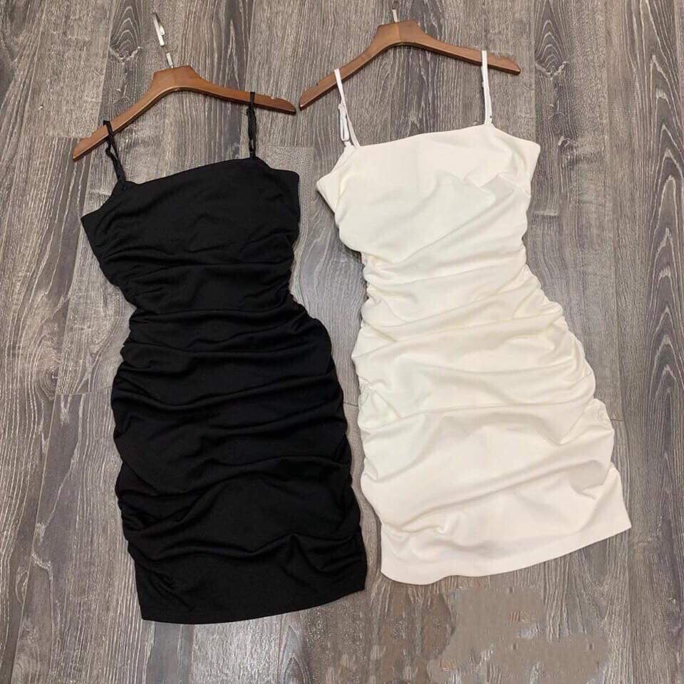 [FREESHIP] 🌸 Váy đầm body hai dây dúm eo SIÊU ĐẸP 🌸 | BigBuy360 - bigbuy360.vn